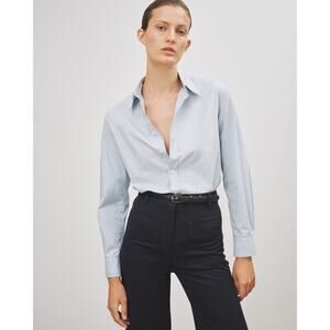 Nili Lotan Raphael Shirt Light Blue - XS